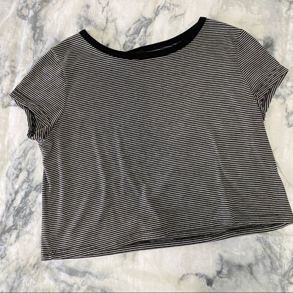 Striped Crop Top